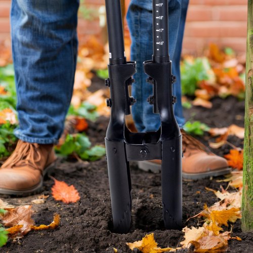 Post Hole Digger Heavy Duty Post Hole Digger with Fiberglass Handle Manual