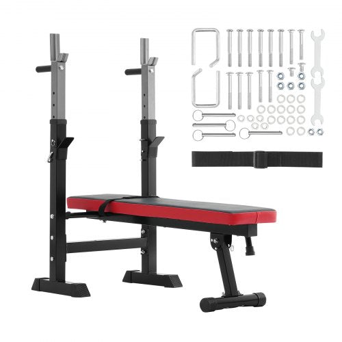 Weight Bench Adjustable Weight Bench for Full Body Workout 400lbs Exercise
