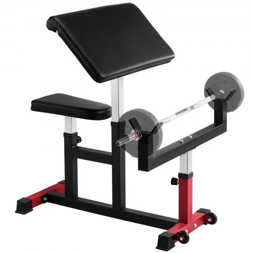 Preacher Curl Bench Strength Training Biceps Machine Max load 440 LBS Home