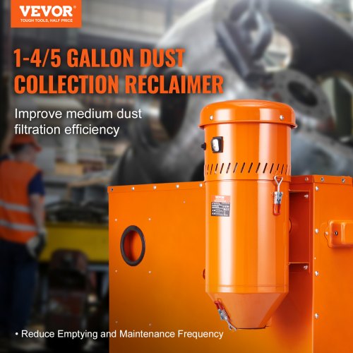 Dust Collection System 16HP Dust Collector Media Reclaimer with 18