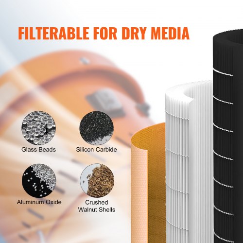 Dust Collection System 16HP Dust Collector Media Reclaimer with 18