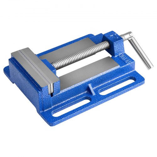 Drill Press Vise 4 Inch Jaw Width Portable Bench Slotted Base For Easy