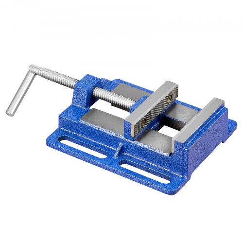 Drill Press Vise 4 Inch Jaw Width Portable Bench Slotted Base For Easy