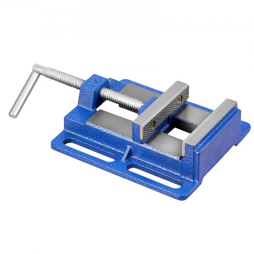Drill Press Vise 4 Inch Jaw Width Portable Bench Slotted Base For Easy