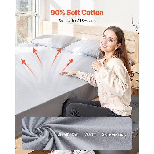 Grounding Sheets Queen Size 90 Cotton 10 Pure Silver Fiber Earth
