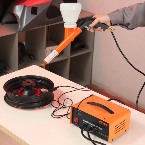 Powder Coating System 50KV Electrostatic Output Powder Coating Kit with Foot