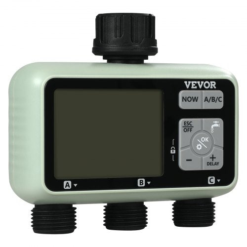 Water Timer 3 Outlets Hose Watering Sprinkler Timer with 3 Independent