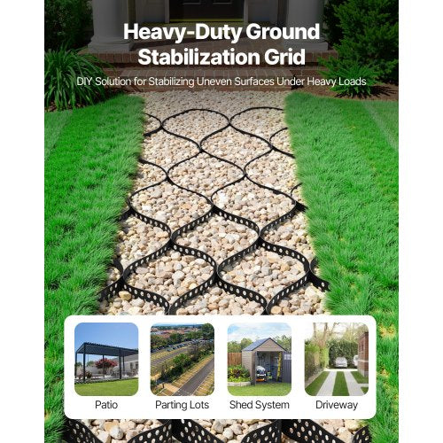 Gravel Grid 2 Inch Depth 1706 x 886 FT 5200 x 2700 mm 1880 LBS Per Sq
