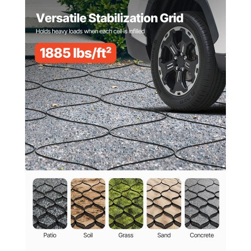 Gravel Grid 3 Inch Depth 2493 x 952 FT 7600 x 2900 mm 1880 LBS Per Sq
