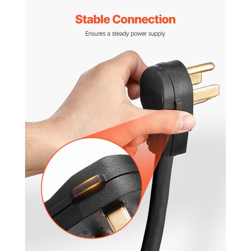 10 ft Dryer Power Cord 4Prong NEMA 1430P Appliance Dryer Cord with Eyelet