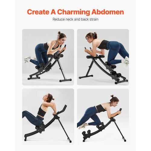 AB Workout Machine Dualtrack Ab Workout Equipment at Home Gym Core