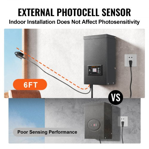 600W Low Voltage Landscape Transformer with Timer and Photocell Sensor