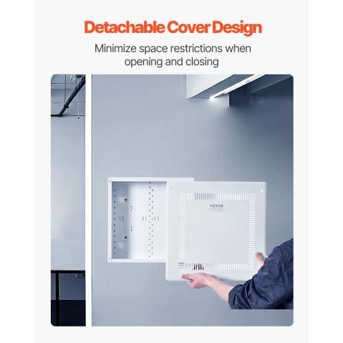 Structured Media Enclosure 14Inch Recessed inWall Media Box with Cover