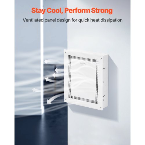 Structured Media Enclosure 17Inch Recessed inWall Media Box with Cover