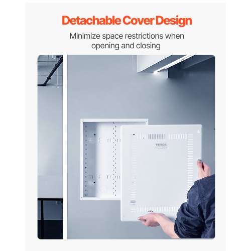 Structured Media Enclosure 17Inch Recessed inWall Media Box with Cover