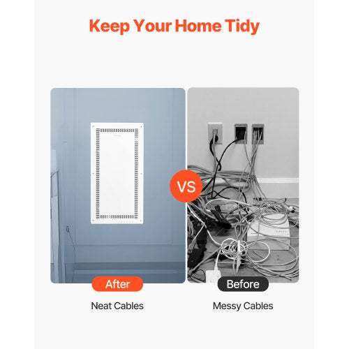 Structured Media Enclosure 28Inch Recessed inWall Media Box with Cover