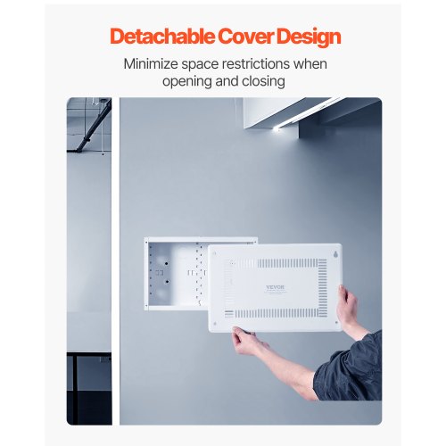 Structured Media Enclosure 9Inch Recessed inWall Media Box with Cover