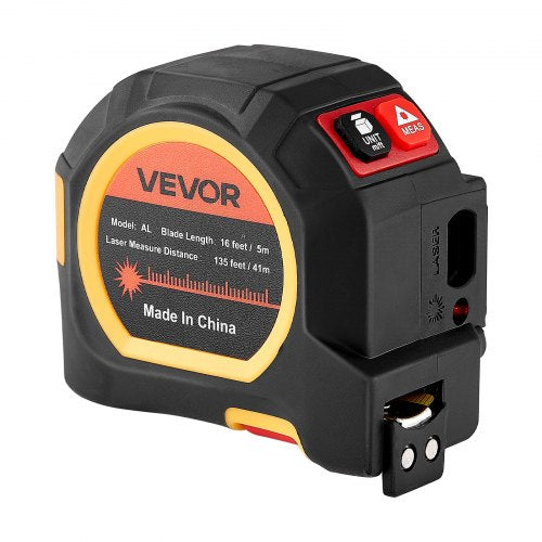 2in1 Laser Tape Measure 135Ft Rechargeable Laser Measurement Tool 16Ft