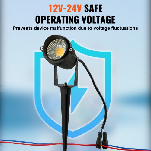 Landscape Lighting 6W Low Voltage LED Landscape Lights IP66 Waterproof