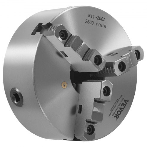3Jaw Lathe Chuck 8 Inch 200 mm SelfCentering Chuck with 2 14 in8