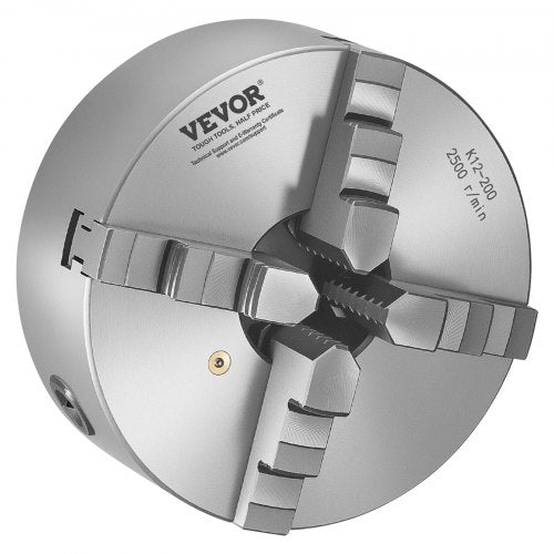 4Jaw Lathe Chuck 8 Inch 200 mm SelfCentering Chuck with 1 12 in8