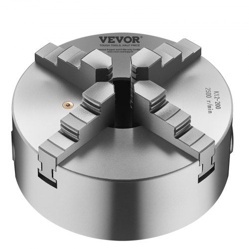 4Jaw Lathe Chuck 8 Inch 200 mm SelfCentering Chuck with 1 12 in8