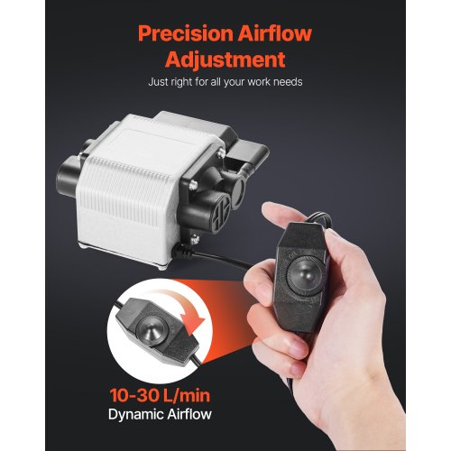 Air Assist Adjustable 30 Lmin Airflow Air Assist Pump Kit for Laser