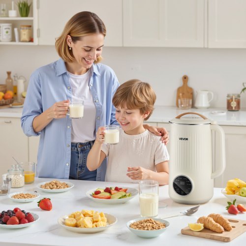8in1 Nut Milk Maker 34 oz Soy Milk Maker with 180W Blending for Homemade