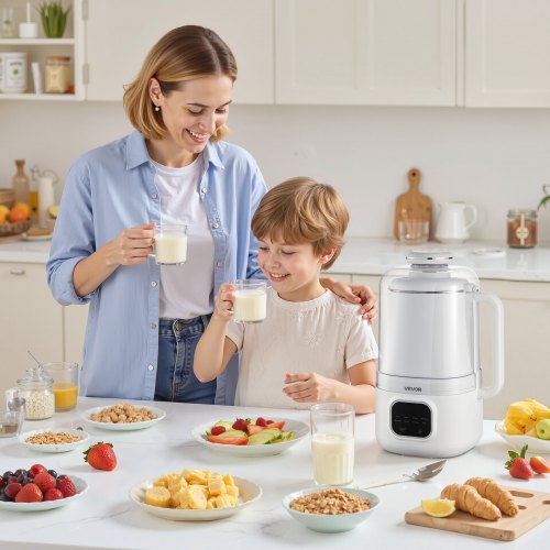 8in1 Nut Milk Maker 34 oz Soy Milk Maker with 200W Blending for Homemade