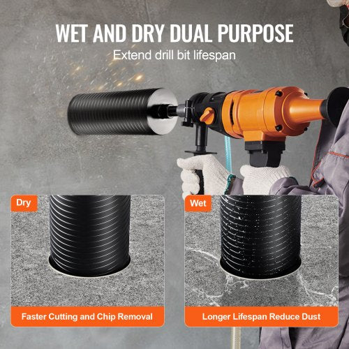 Core Drill Bit 425 WetDry Diamond Core Drill Bits for Brick and Block