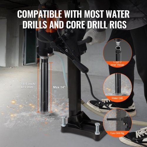 Core Drill Bit 2 Wet Diamond Core Drill Bits 14 Drilling Depth Concrete