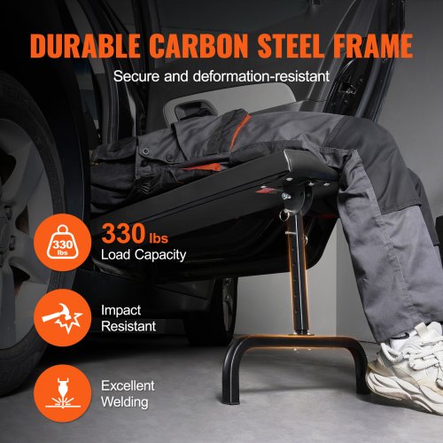 Under Dash Creeper 40 in 330 lbs Load Capacity Rolling Mechanic Garage