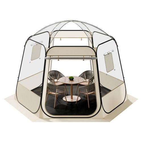 Pop up Bubble Tent 10 x 9.2 ft Waterproof UVResistant Clear Camping