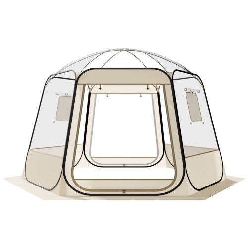 Pop up Bubble Tent 11 x 10.2 ft Waterproof UVResistant Clear Camping