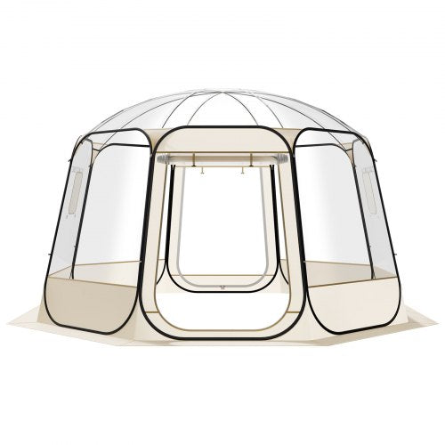 Pop up Bubble Tent 12 x 11.1 ft Waterproof UVResistant Clear Camping