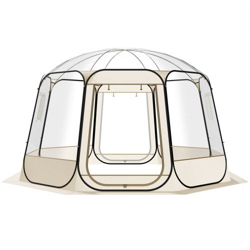 Pop up Bubble Tent 12 x 11.1 ft Waterproof UVResistant Clear Camping