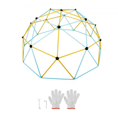 Climbing Dome Jungle Gym Supports 750LBS and Easy Assembly 10FT Geometric