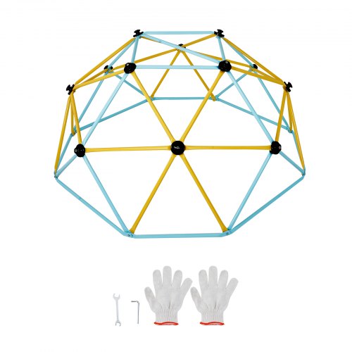 Climbing Dome Jungle Gym Supports 600LBS and Easy Assembly 6FT Geometric