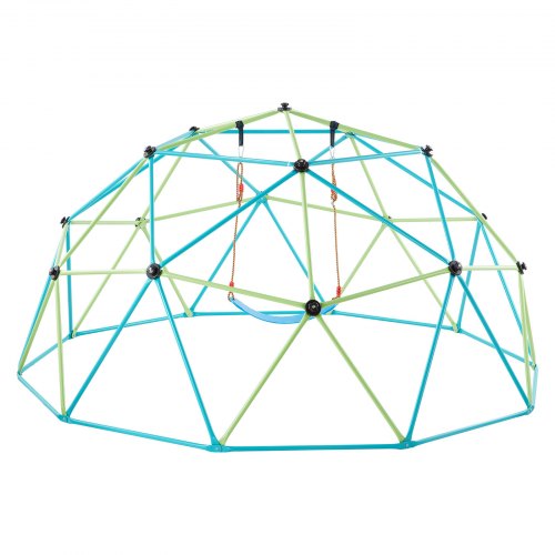 Climbing Dome 10FT Geometric Dome Climber with Swing Hammock 1000LBS