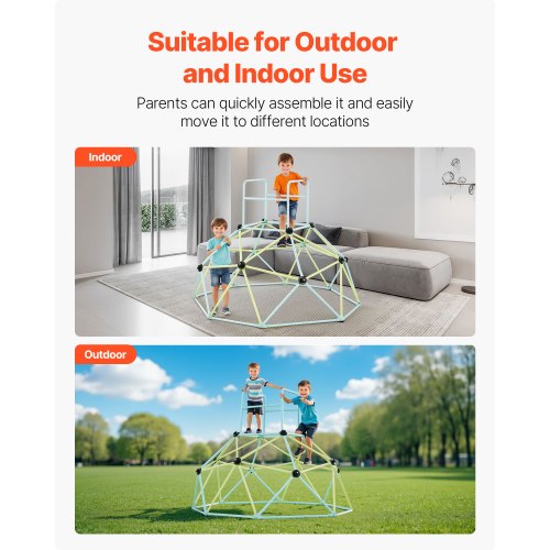 Climbing Dome 6FT Geometric Dome Climber for Kids 600LBS Loading