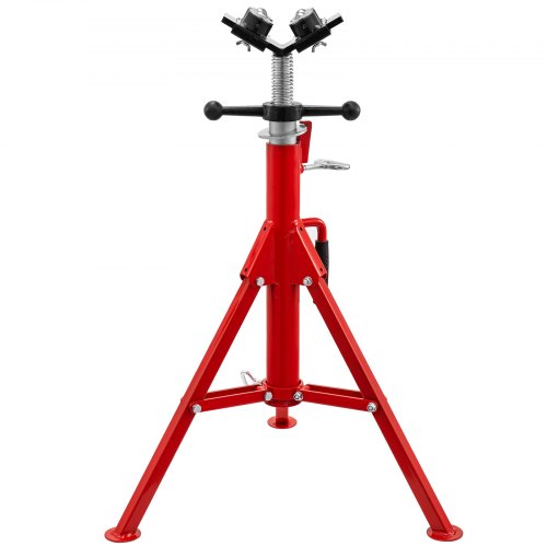 Pipe Jack Stand with 4Ball Transfer VHead and Folding Legs 1500LB Welding
