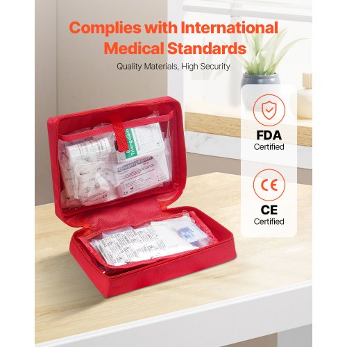 First Aid Kit 420 Pieces 600D Nylon Large Survival First Aid Bag