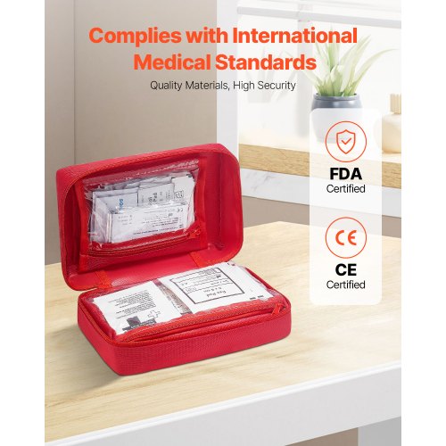 First Aid Kit 500 Pieces 600D Nylon Large Survival First Aid Bag