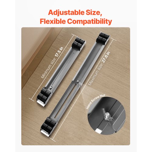 Heavy Duty Appliance Rollers 330 lbs Load Capacity Furniture Dolly Mobile