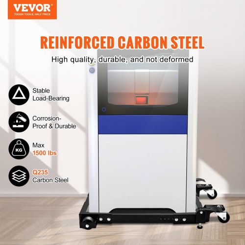 Mobile Base 1500 lbs Capacity Adjustable from 18 x 24 to 265 x 315