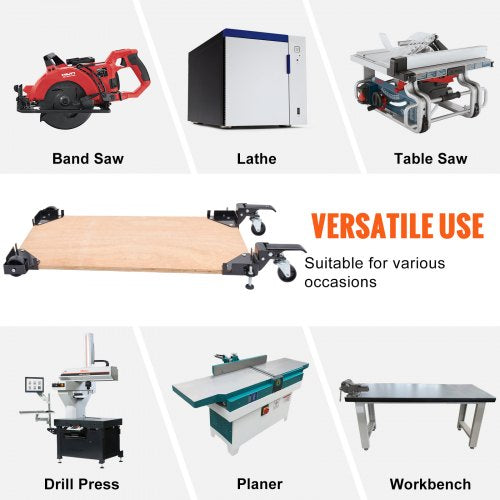 Mobile Base 400 lbs Weight Capacity Adjustable from 95 x 95 to Infinity