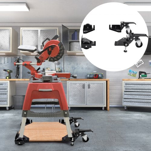 Mobile Base 400 lbs Weight Capacity Adjustable from 95 x 95 to Infinity
