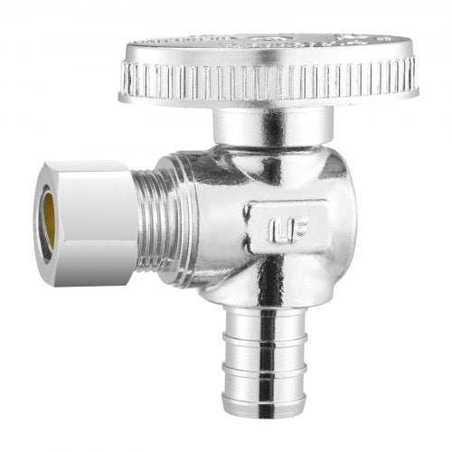 10 Pack Angle Stop Valve Water Shut Off Valve 12 PEX x 38 OD