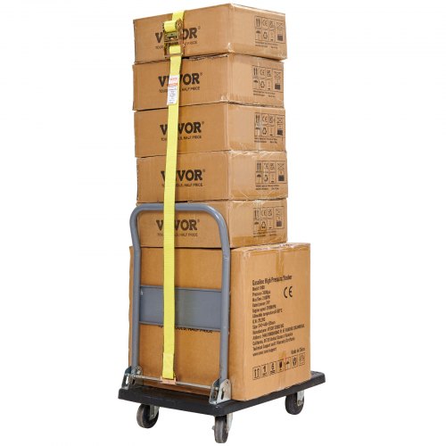 Ratchet Tie Down Straps 8PK 4400 lb Break Strength ETrack Endless