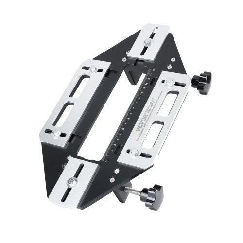 Door Hinge Jig Aluminum Alloy Woodworking Hole Opener Slotting Locator